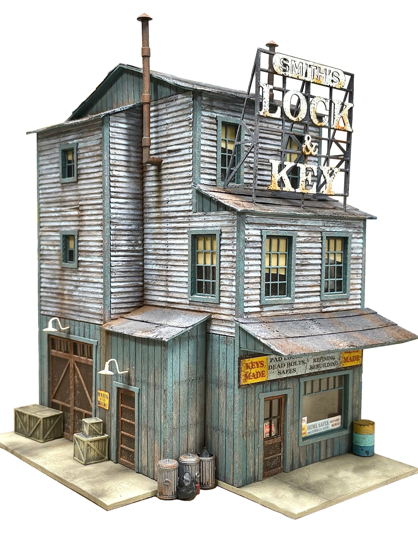 HO Scale- SMITH'S LOCK & KEY