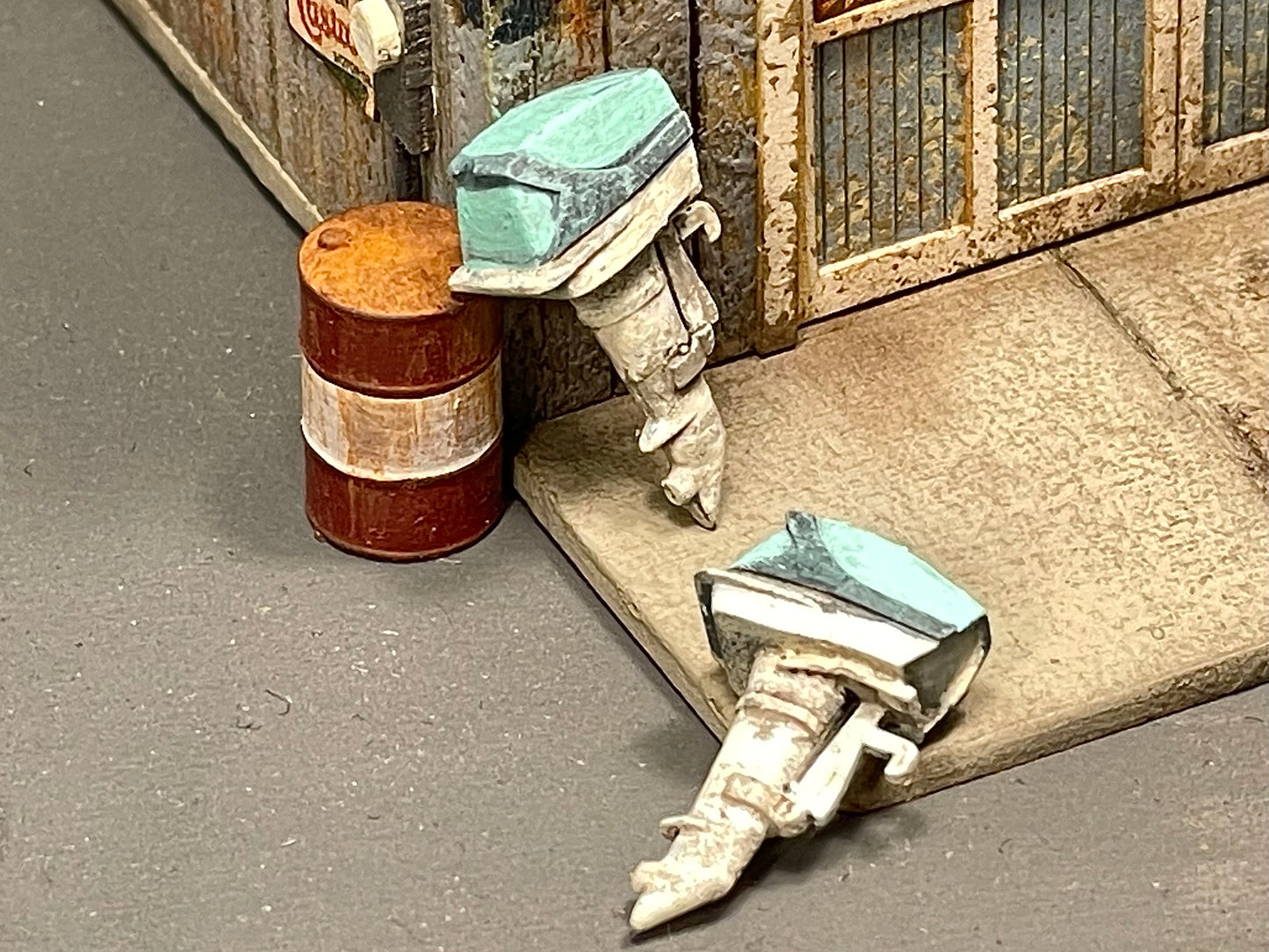 HO Scale SOS Boat Repairs