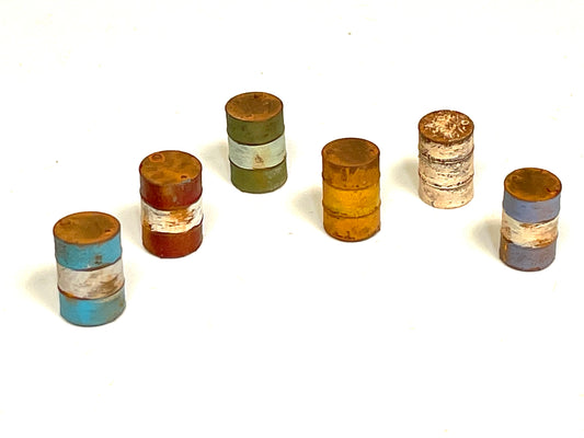 HO Scale 55-gallon Barrels