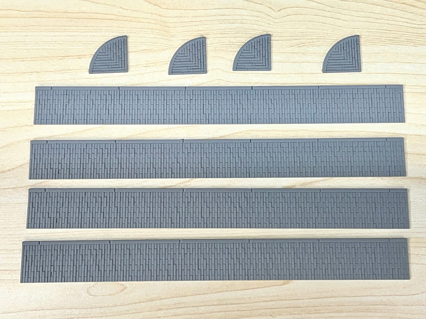 HO Scale Brick Sidewalks