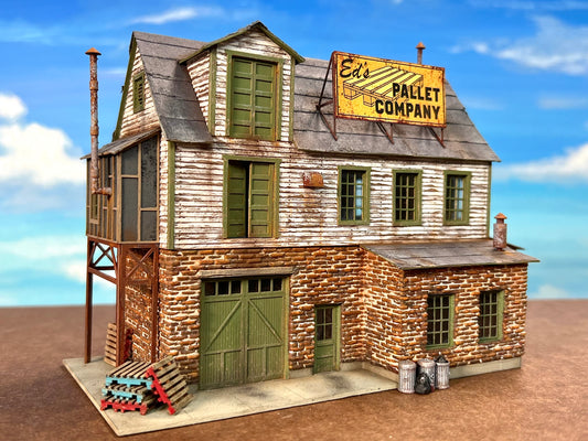 HO Scale Ed's Pallet Company