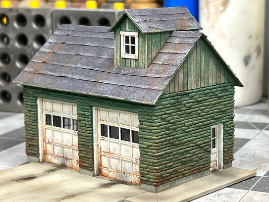 HO Scale 2-pack Garage Set