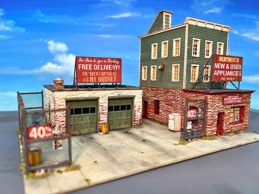 HO Scale Wentworth New & Used Appliance Store