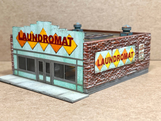 HO Scale Laundromat
