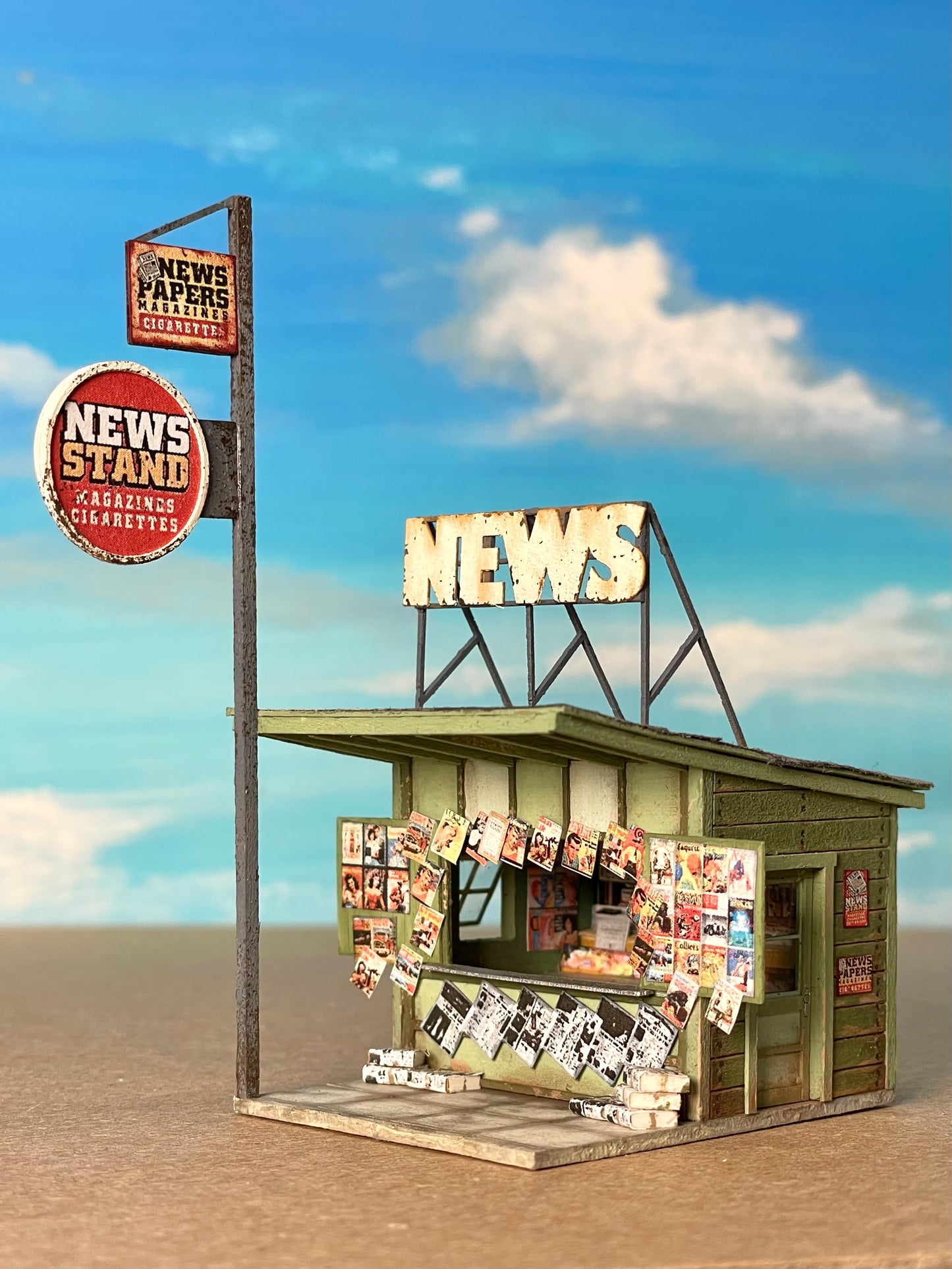 HO Scale NEWS STAND