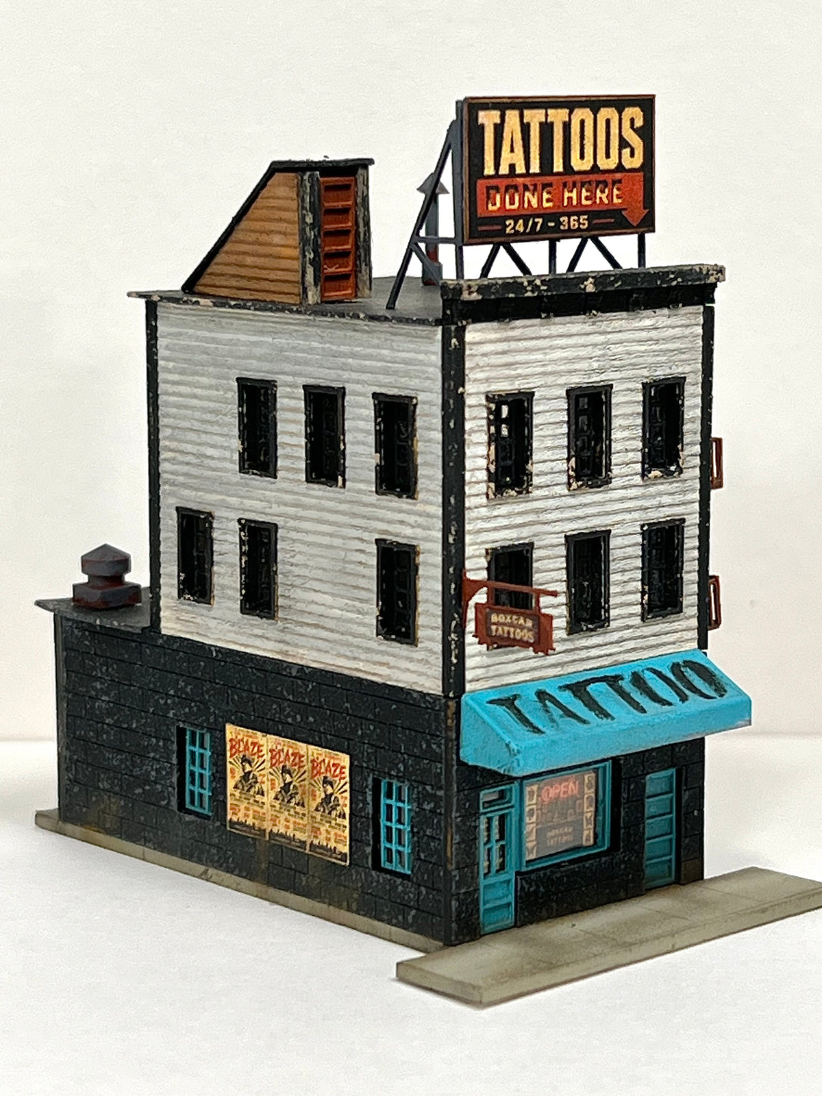 N Scale Boxcar Tattoos