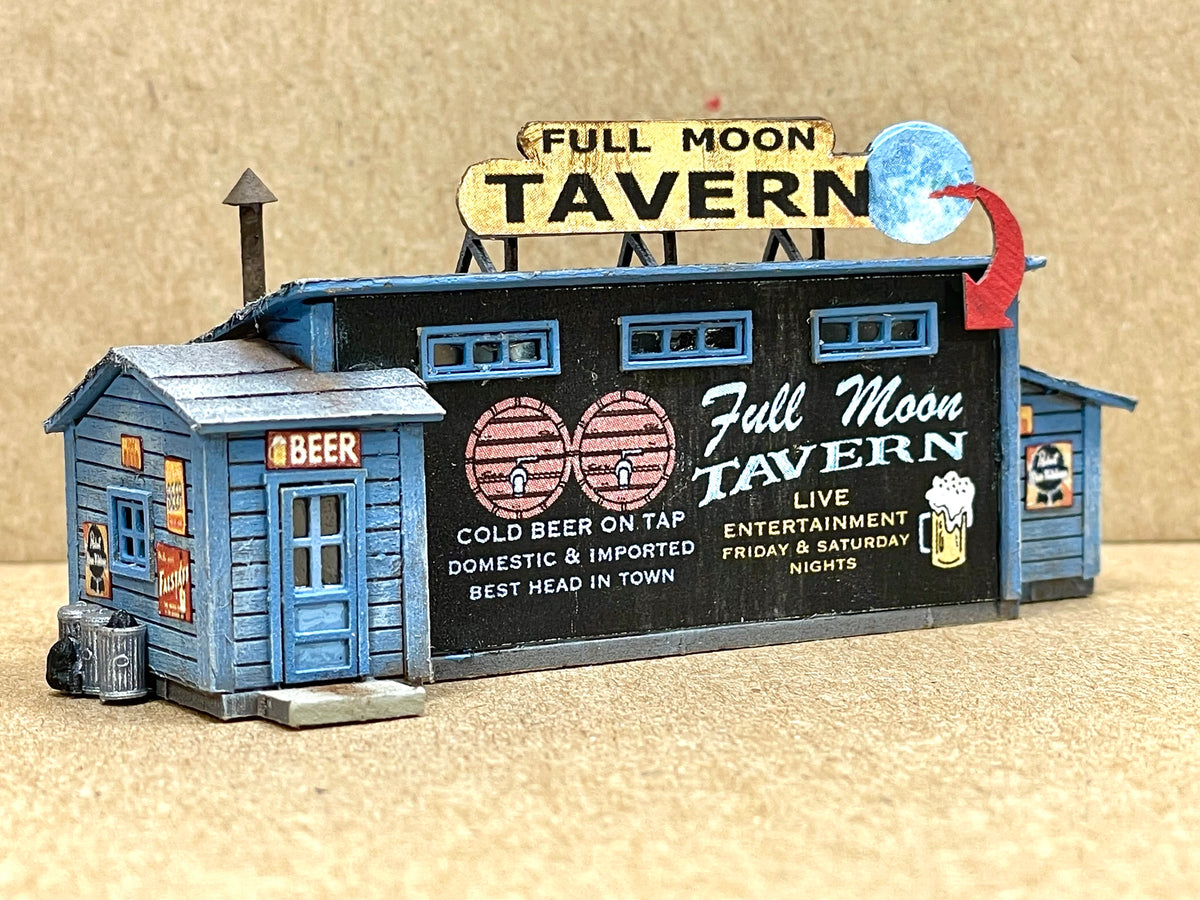 N Scale- Full Moon Tavern – Jason Jensen Trains