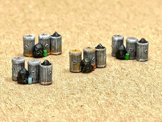 N Scale- Trash Cans