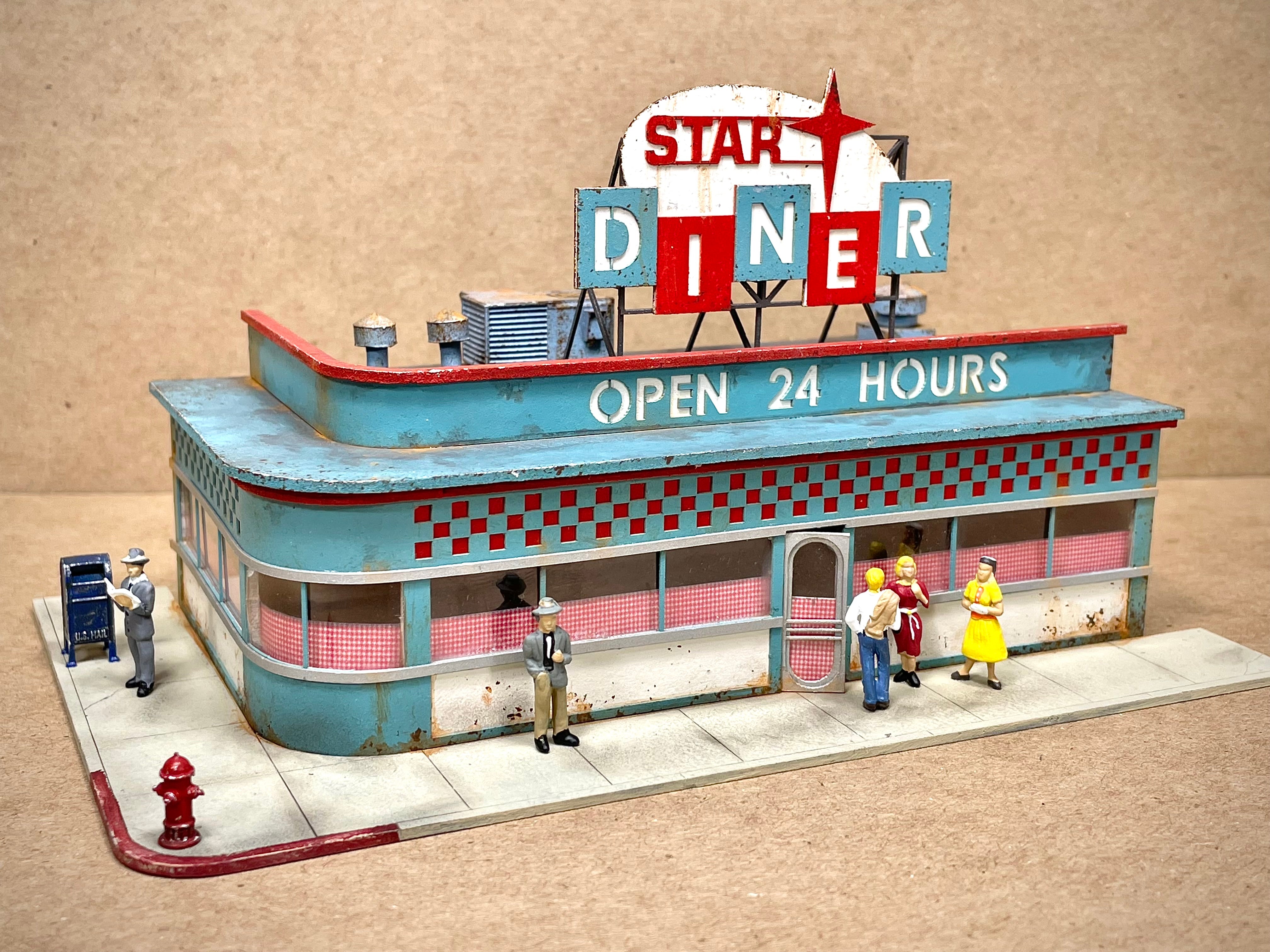 HO Scale Star Diner – Jason Jensen Trains