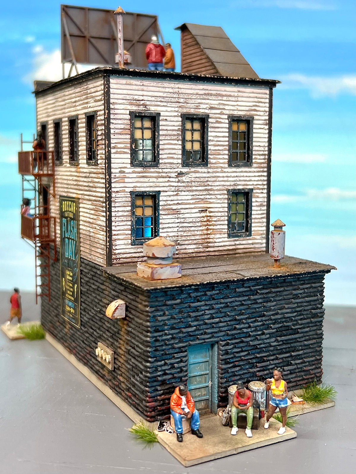 HO Scale Boxcar Tattoos
